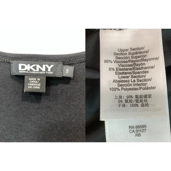 DKNY Black Tank Dress Chic Minimalist Layering | Small - Picture 5 of 9
